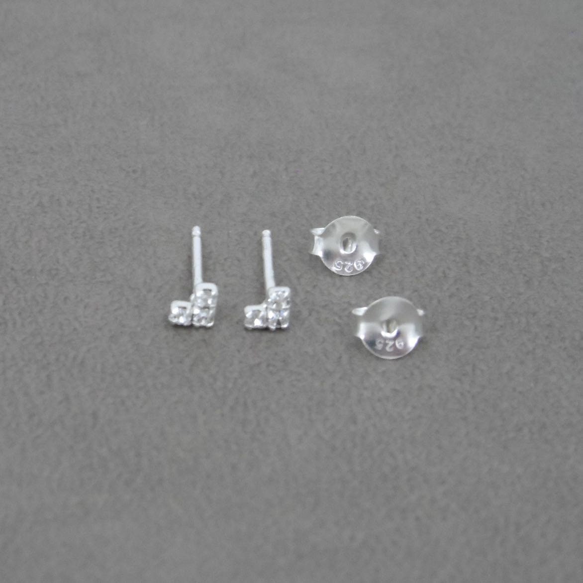 Tiny Heart Earrings in Sterling Silver, Heart Earrings, Dainty Studs, Heart Studs, CZ Earrings, Dainty Earrings, Girls Earrings,Gift for Her
