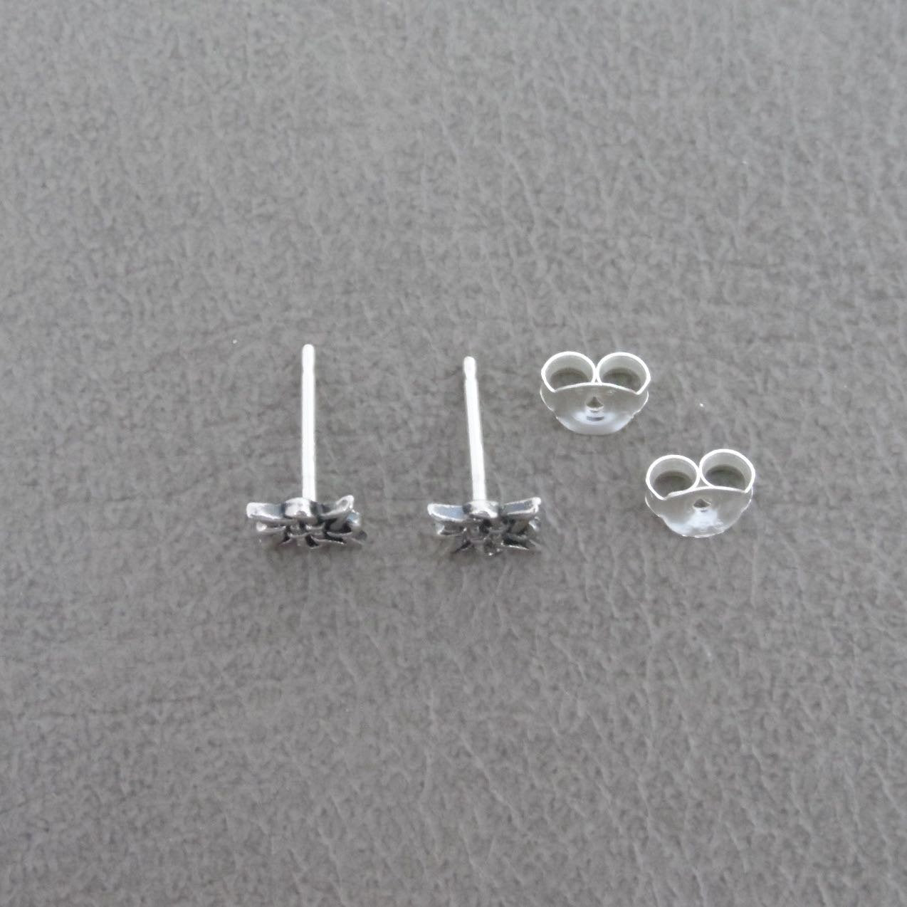 Celtic Sterling Silver Earrings, Celtic Knot Earrings, Silver Celtic Studs, Dainty Earrings, Minimalist Earrings, Girls Earrings