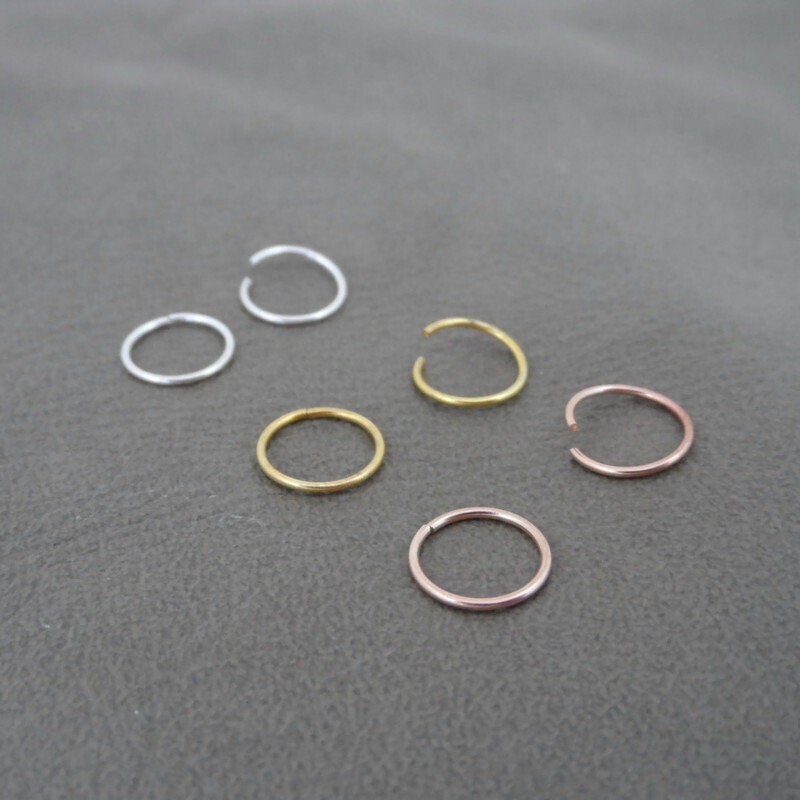 Seamless Hoop Earrings-10mm