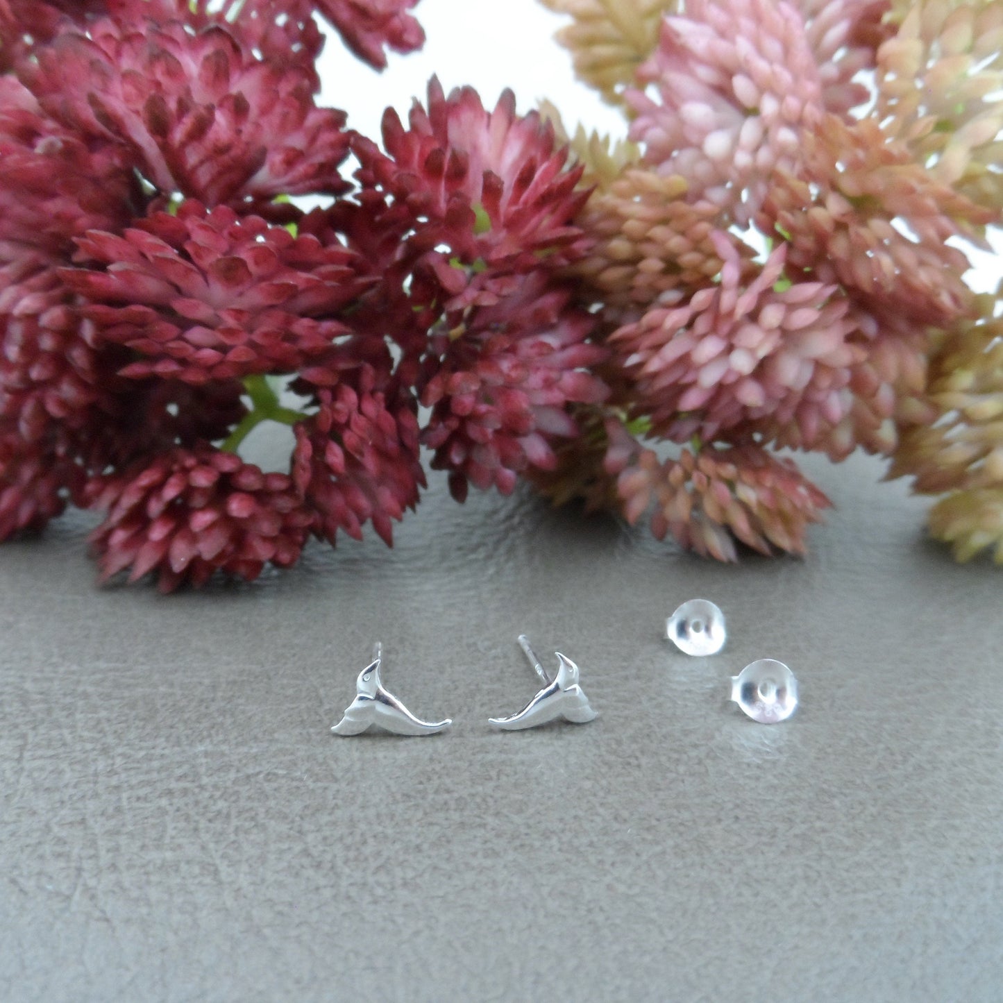 Tiny Hummingbird Studs in Sterling Silver, Hummingbird Earrings, Bird Earrings, Tiny Studs, Bird Studs, Tiny Bird Earring, Dainty Earrings