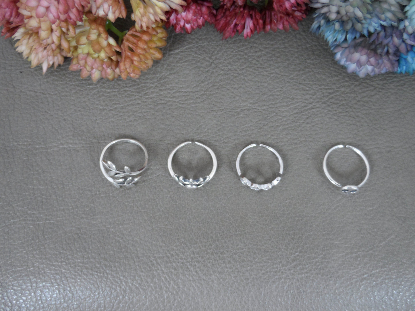 Adjustable Toe Ring in Sterling Silver