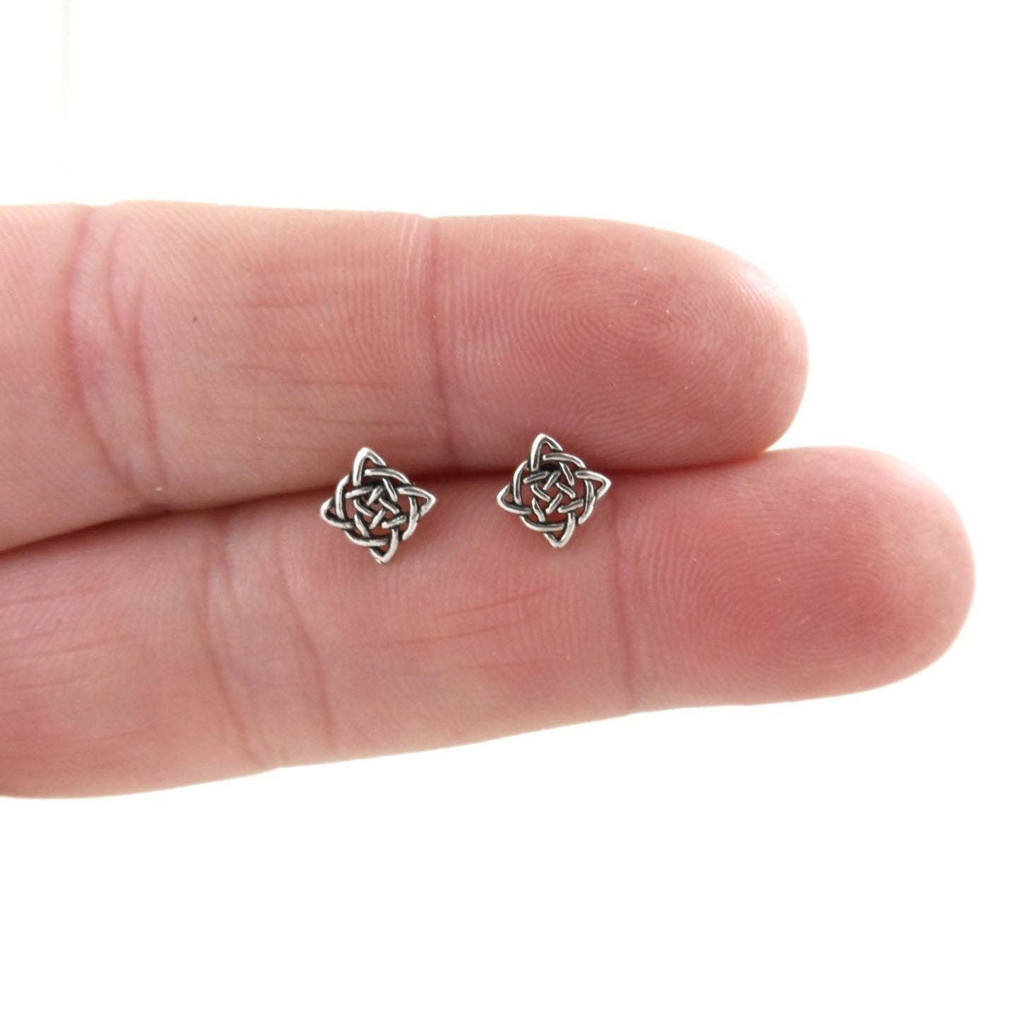 Celtic Knot Square Earrings