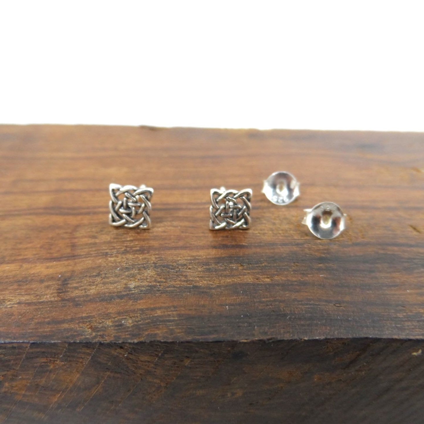 Celtic Knot Square Earrings