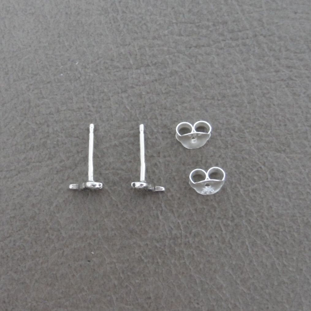 Tiny Bird Earrings in Sterling Silver, Tiny Bird Earrings, Bird Studs, Tiny Studs, Bird Studs, Kids Earrings, Silver Bird Earrings