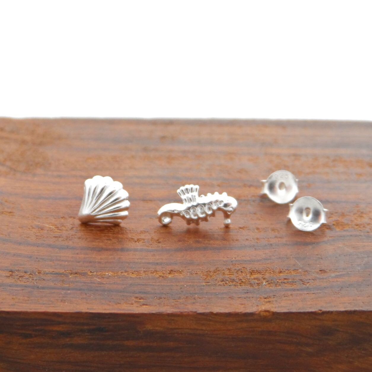 Seahorse & Shell Earrings