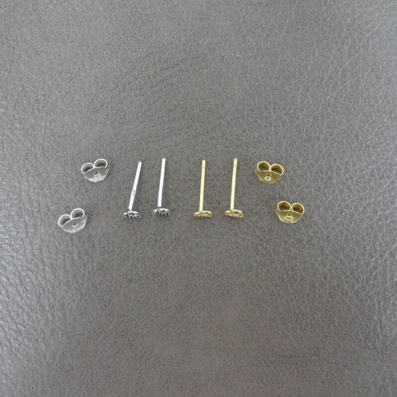 Tiny Heart Earrings in Sterling Silver, Heart Earrings, Gold Hear Studs, Heart Studs, Minimalist Earring, Dainty Earrings, Girls Earrings