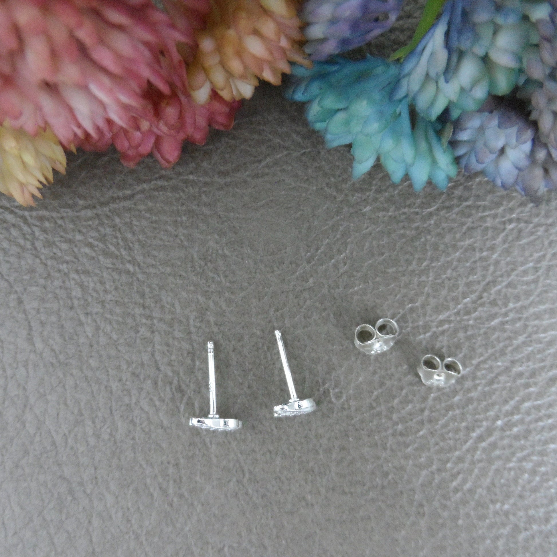 Tiny Cactus Earrings in Sterling Silver, Cactus Earrings, Cactus Studs, Saguaro Cactus, Southwest Earrings, Western Earrings