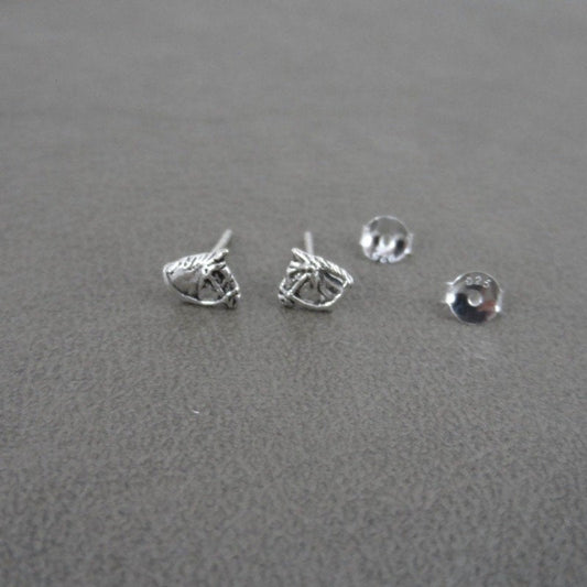 Horse Earrings in Sterling Silver-mini